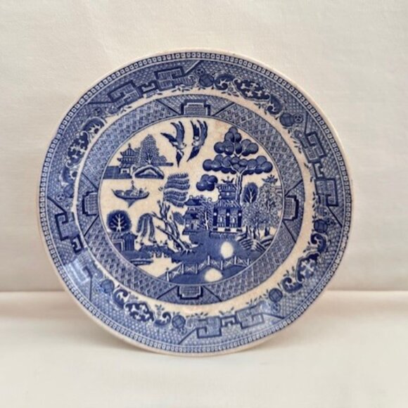 Antique Blue Willow Bowl - Picture 1 of 10